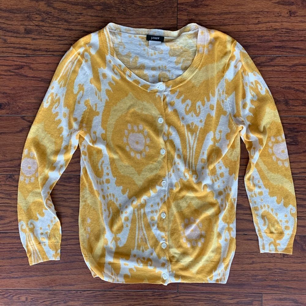 J.Crew silk and linen cardigan. XS